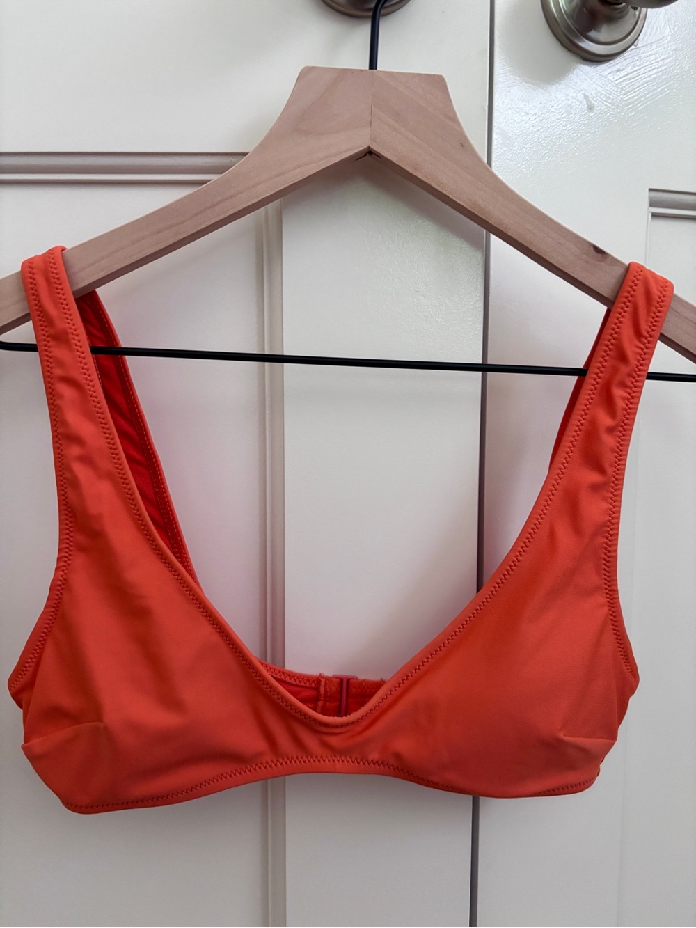 aerie Vibrant Orange Scoop Bikini Top